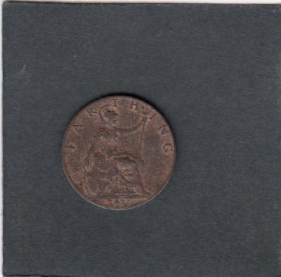 Beschrijving: 1 Farthing  GEORGIUS V 